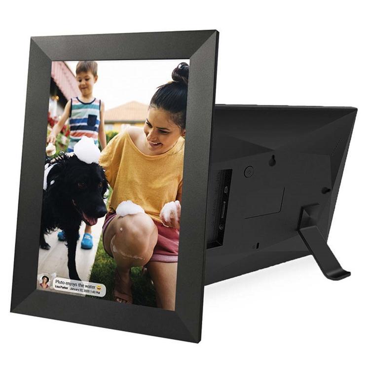 10.1"""" HD-Pekskärm WiFi Digital Fotoram Molnalbum (Svart-US Plug) | 264 | AlltMobil