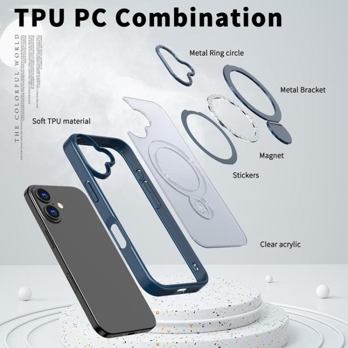 A-One Brand - iPhone 17 Mobilskal MagSafe Rotating Kickstand