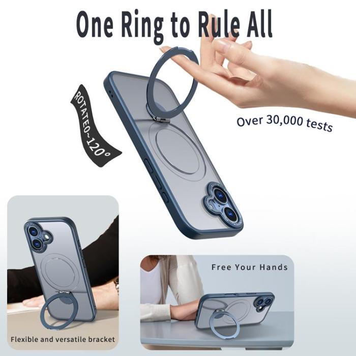 A-One Brand - iPhone 17 Mobilskal MagSafe Rotating Kickstand