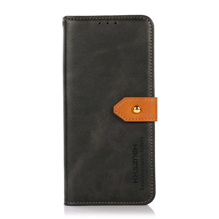 KHAZNEH - KHAZNEH iPhone 17 Pro Max Plånboksfodral Läder Stativ