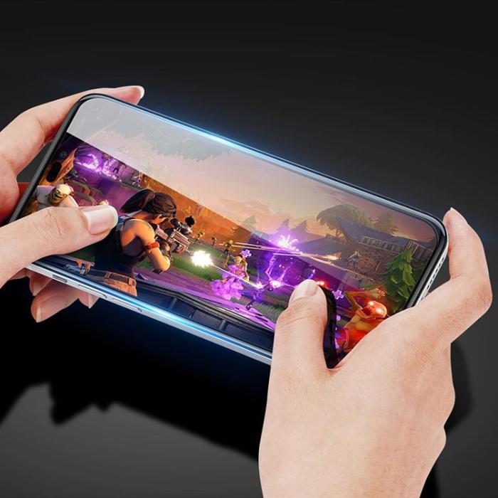 UTGATT1 - Dux Ducis iPhone 14 Skärmskydd i Härdat Glas - Svart