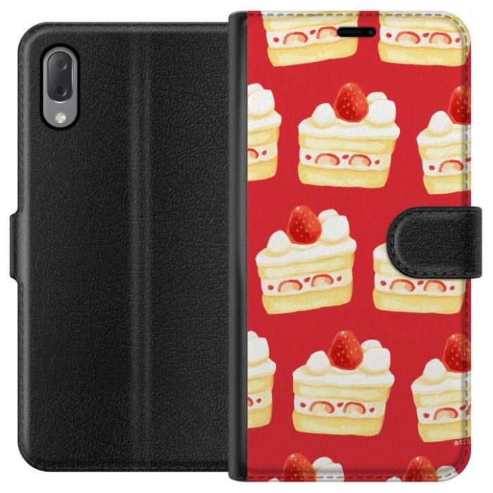 iSecrets - Plånboksfodral till Sony Xperia L3 med Tårta