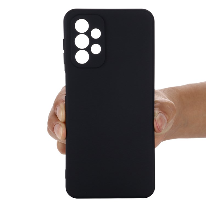 A-One Brand - Galaxy A23 4G/5G Mobilskal Liquid Silicone - Svart