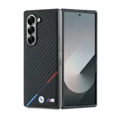 BMW - BMW Mobilskal till Galaxy Z Fold 6 MagSafe Carbon Tricolor - Svart