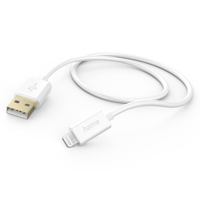 Hama - Hama USB-A till Lightning kabel 1.5m - Vit