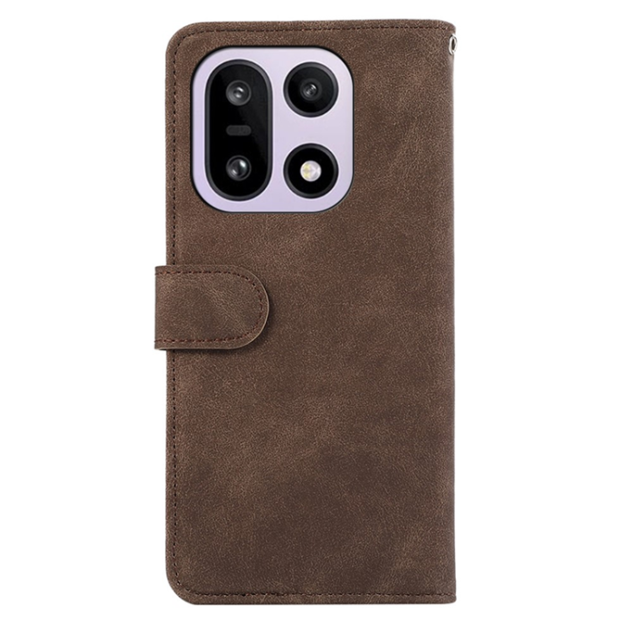 ABEEL - ABEEL OnePlus 15 Plånboksfodral Färg Splicing RFID - Brun