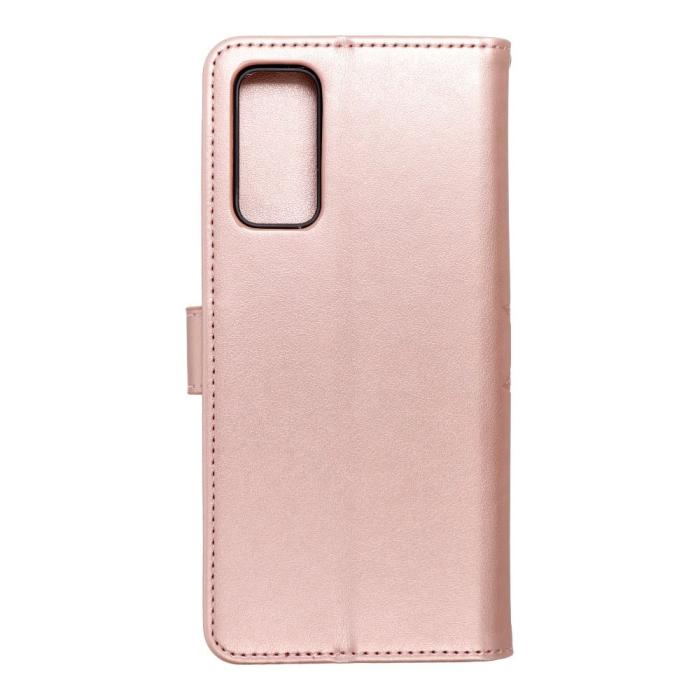 OEM - Galaxy S20 FE Plånboksfodral Forcell Mezzo - Rosé- Guld