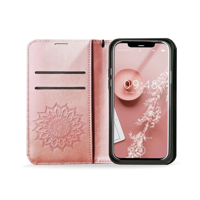 OEM - Galaxy S20 FE Plånboksfodral Forcell Mezzo - Rosé- Guld