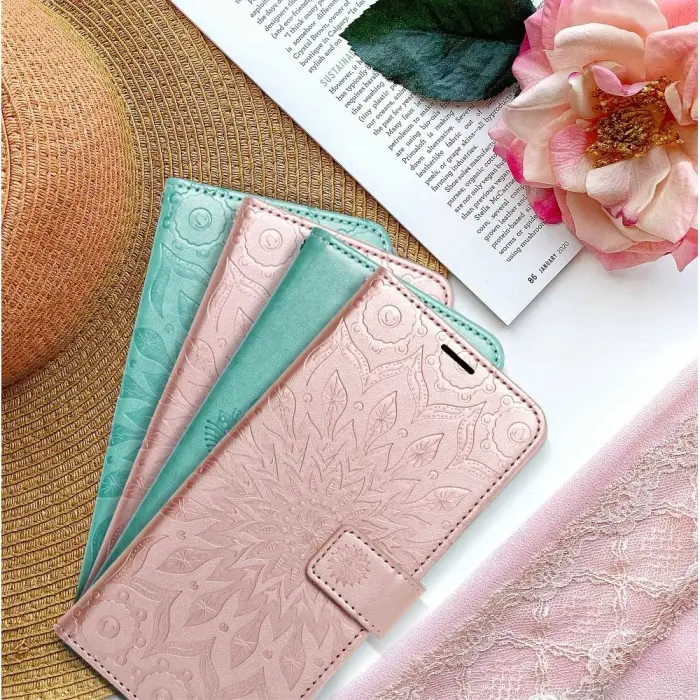 OEM - Galaxy S20 FE Plånboksfodral Forcell Mezzo - Rosé- Guld