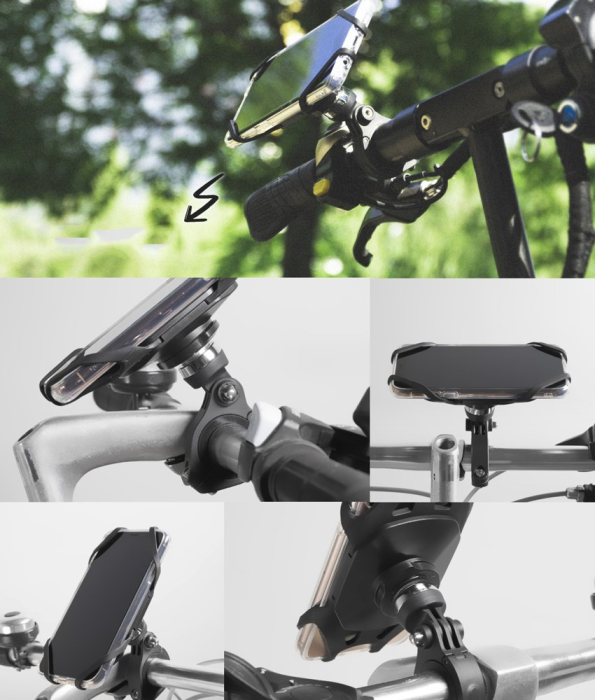 UTGATT1 - Ringke Mobilhållare för Cykel Spider Grip - Svart