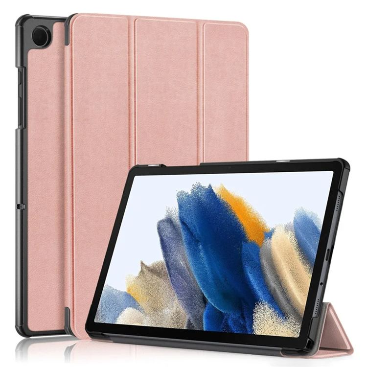 Galaxy Tab A9 Plus Fodral Tri-fold Stand PU (Roséguld) | 2353 | AlltMobil