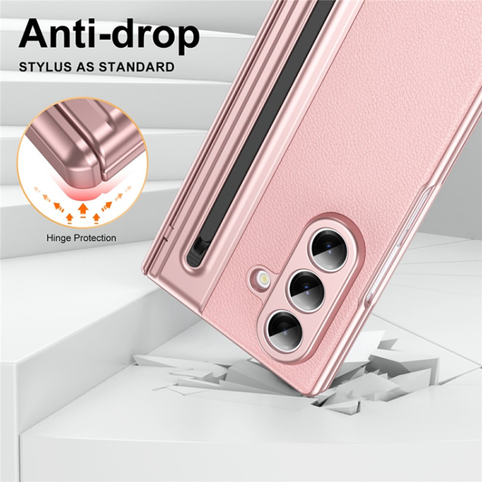 A-One Brand - Galaxy Z Fold 7 Mobilskal Matte Electroplated - Rosa