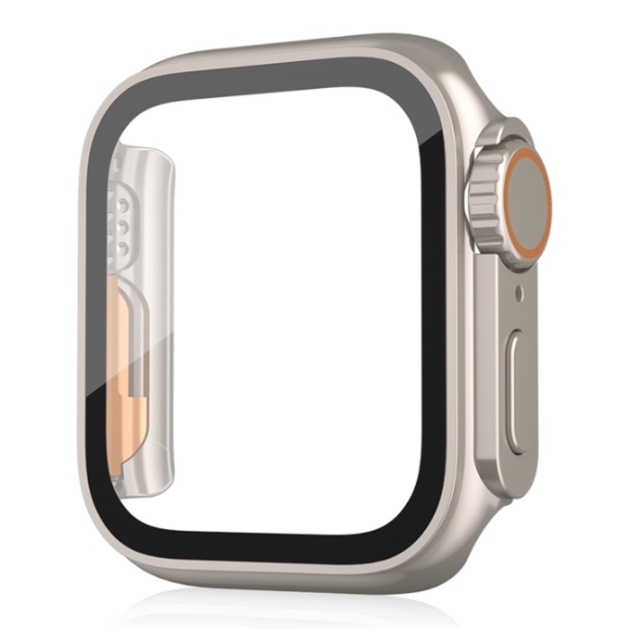 OEM - Apple Watch 7/8 (45mm) Förvandla Utseendet till Apple Watch Ultra - Guld