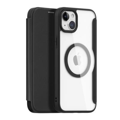 Dux Ducis iPhone 15 Plånboksfodral Magsfae Skin X Pro - Svart