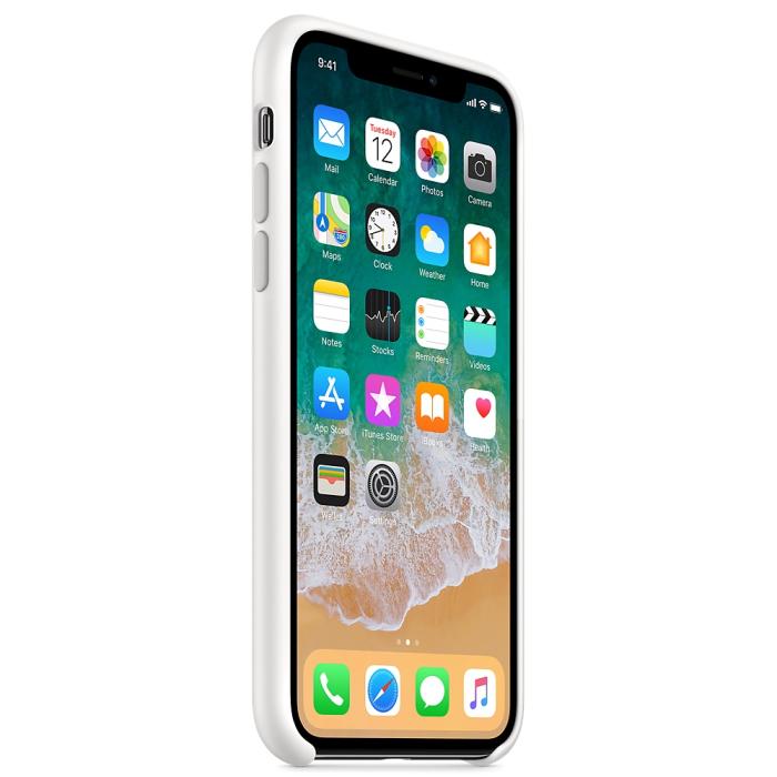 UTGATT4 - Silikonskal till iPhone X – Vit