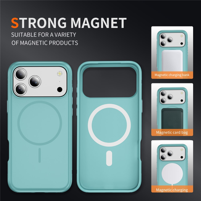 A-One Brand - iPhone 17 Pro Max Mobilskal MagSafe PC + TPU Shockproof