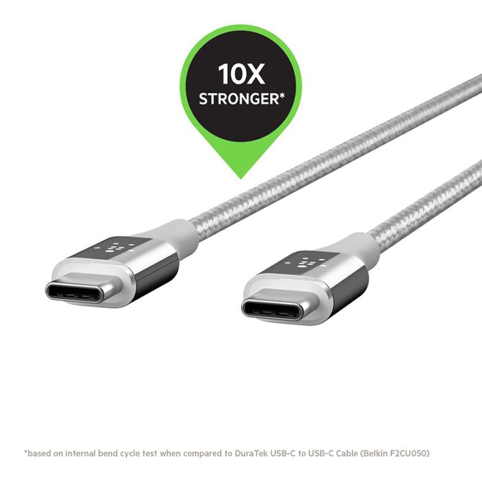 UTGATT5 - Belkin Duratek Usb-C Cable 1.2M Silver