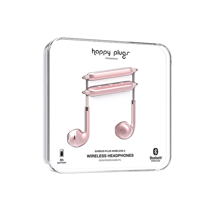 UTGATT4 - Happy Plugs Earbud Plus Wireless Ii Pink Gold