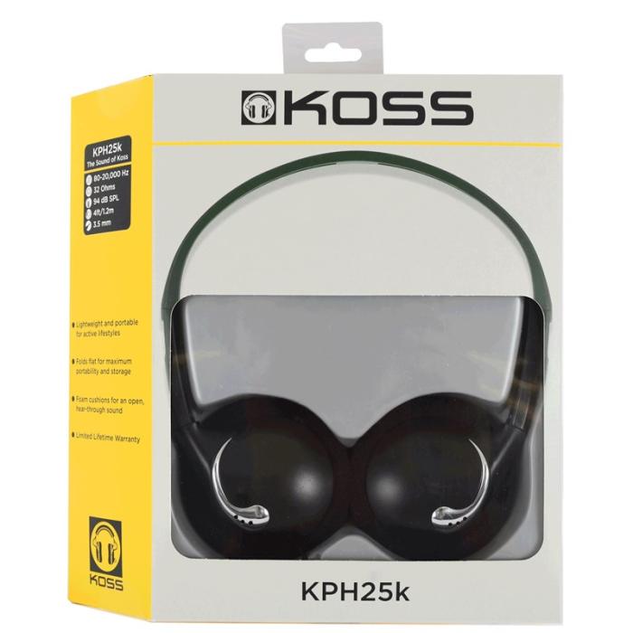 Koss - Koss Hörlur KPH25K On-Ear - Svart