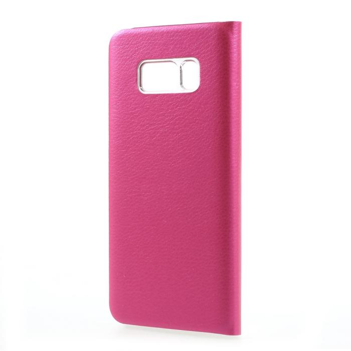 OEM - Flip View mobilfodral till Samsung Galaxy S8 Plus - Magenta