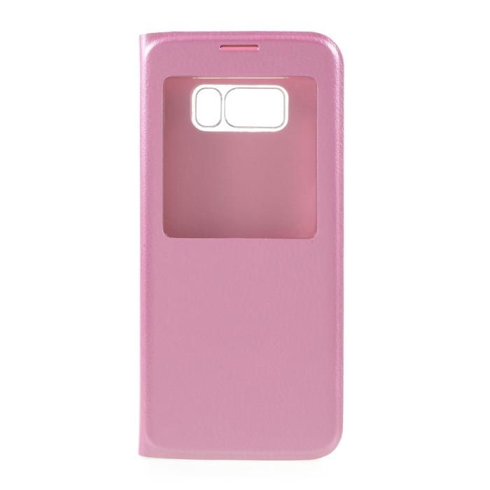 OEM - Flip View mobilfodral till Samsung Galaxy S8 Plus - Rosa