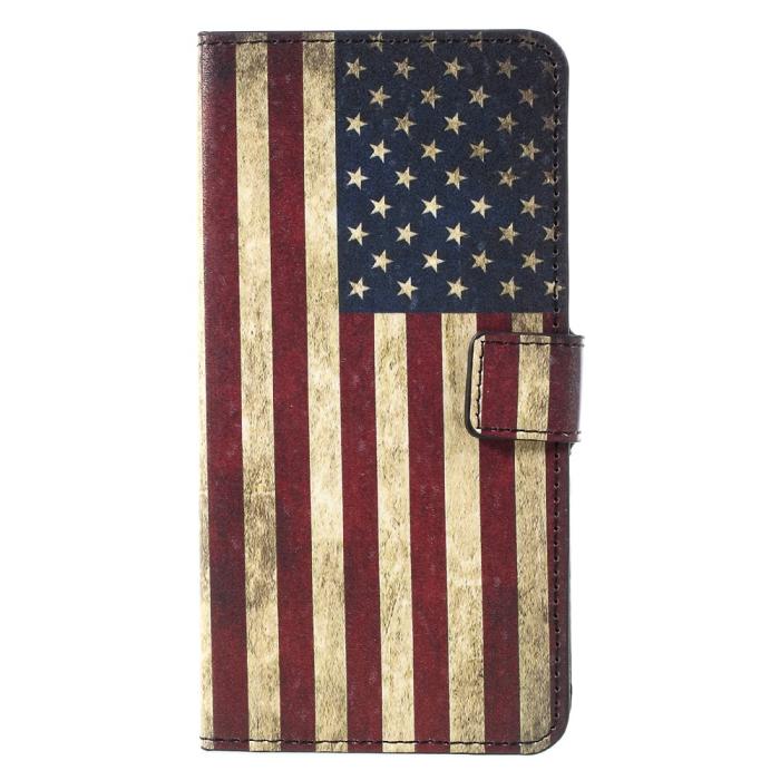 OEM - Plånboksfodral Samsung Galaxy S8 Plus - Amerikanska Flaggan