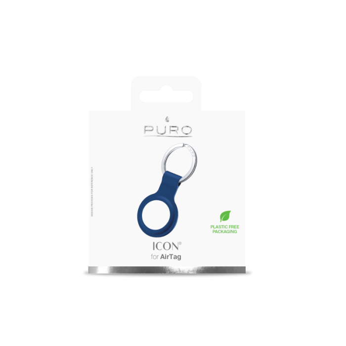 UTGATT1 - Puro – Icon Keychain Apple AirTag - Blå