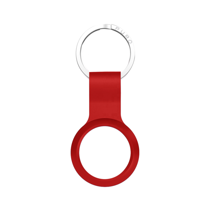 UTGATT1 - Puro – Icon Keychain Apple AirTag - Röd