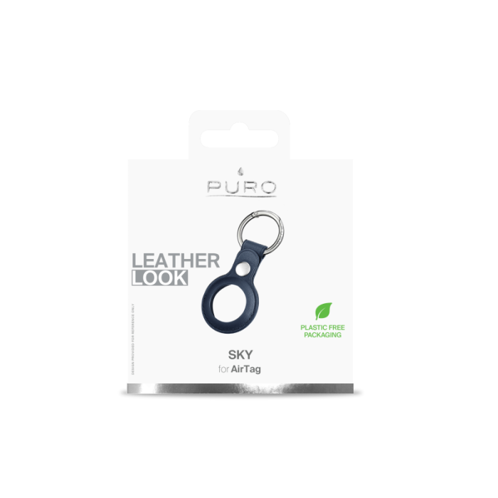 UTGATT1 - Puro - SKY Keychain Skal Apple AirTag - Blå