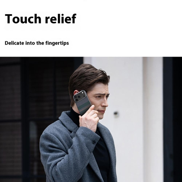 Benks - BENKS iPhone 17 Pro Max Mobilskal MagSafe Aramid Fiber Aurora