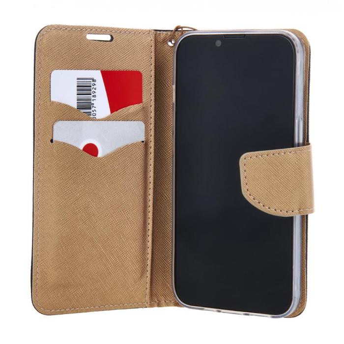 OEM - Snyggt fodral för Samsung Galaxy A51 svart-guld