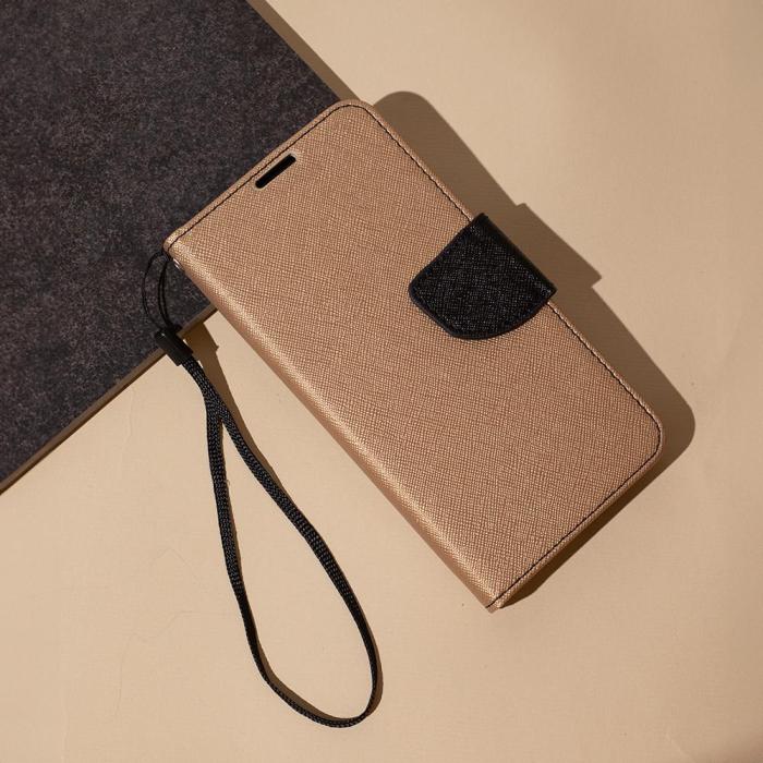 OEM - Snyggt fodral för Samsung Galaxy A51 svart-guld