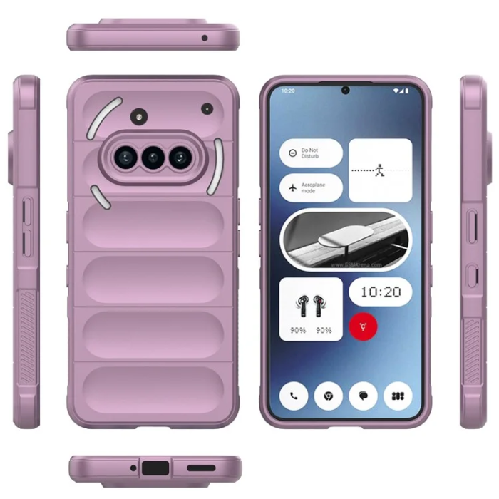 A-One Brand - Nothing Phone (3a) Mobilskal MagSafe Rugged TPU - Lila