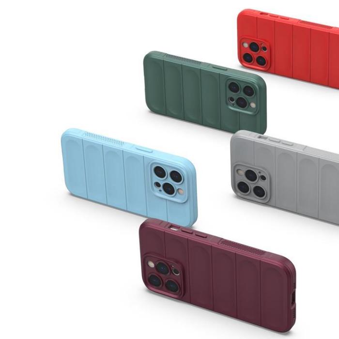 OEM - iPhone 13 Pro Skal Elastic Armored Magic Shield - röd