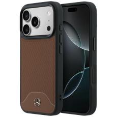 Mercedes - Mercedes Mobilskal F&ouml;r iPhone 17 Pro Max MagSafe Wood Effect - Kamel