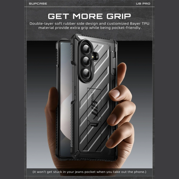 SupCase - SupCase Mobilskal För Galaxy Z Fold 7 Unicorn Beetle Pro - Svart