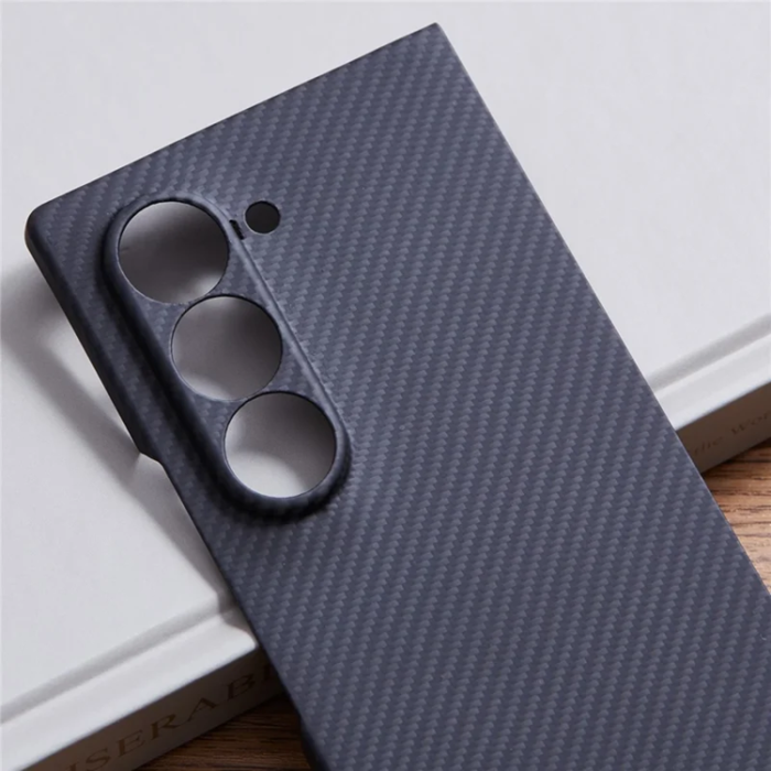 A-One Brand - Galaxy Z Fold 6 5G Mobilskal Aramid Fiber 600D - Svart