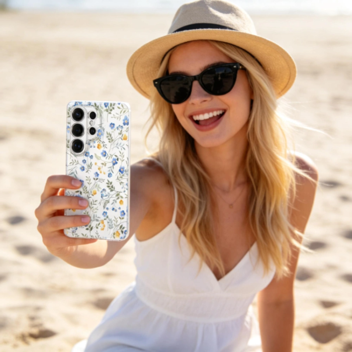 Tech-Protect - Tech-Protect Mobilskal För Galaxy S26 Ultra Flexair - Spring Flowers