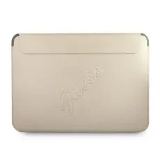 Guess - Guess Saffiano Script Datorfodral 13" - Guld
