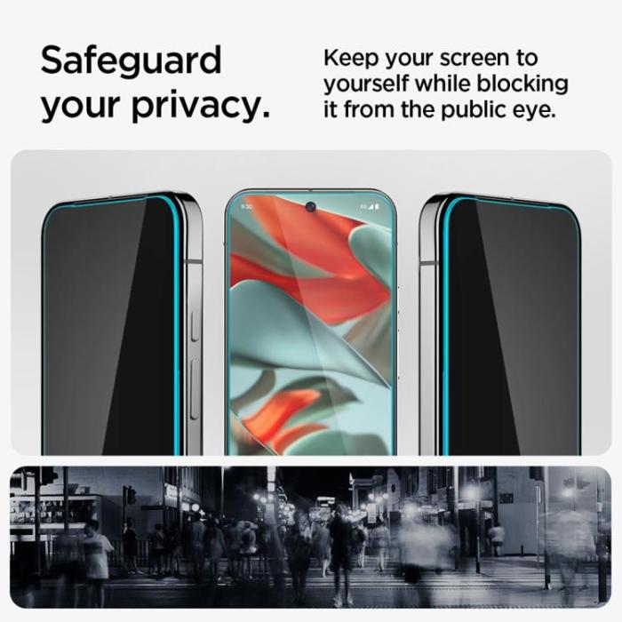 Spigen - Spigen [2-Pack] Google Pixel 9 Pro XL Skärmskydd Härdat Glas EZ-FIT