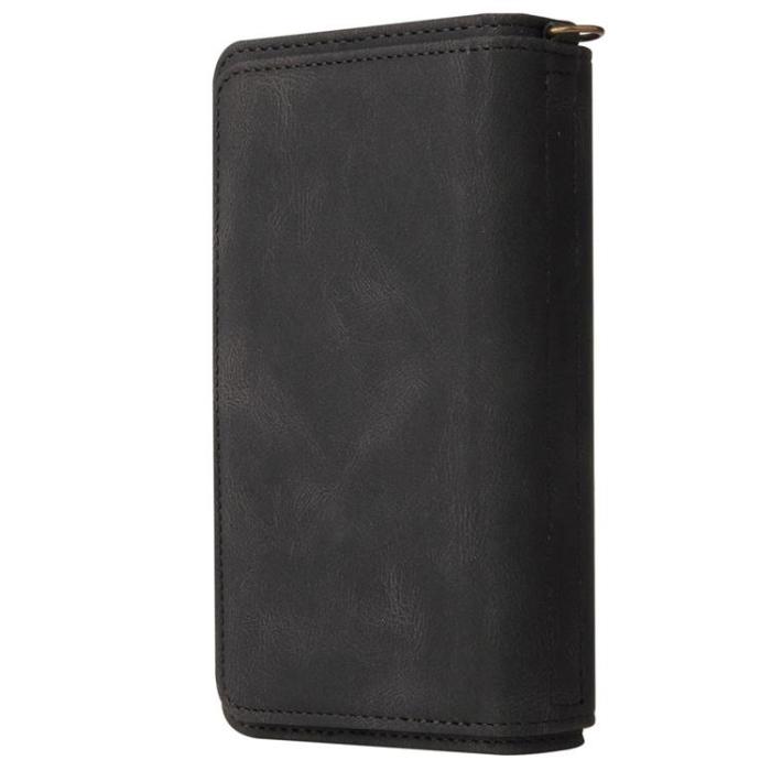 OEM - iPhone 14 Pro Max Plånboksfodral KT Zipper - Svart