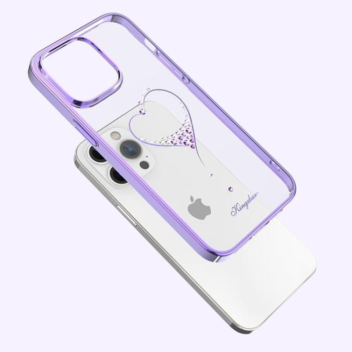 Kingxbar - Kingxbar iPhone 14 Plus Skal Wish - Lila Crystals