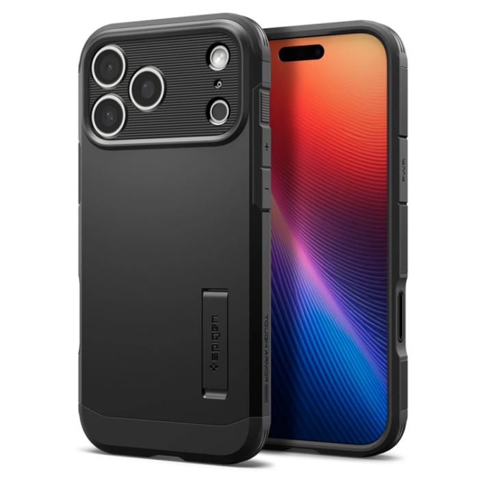 Spigen - Spigen iPhone 17 Pro Mobilskal Magsafe Tough Armor - Svart