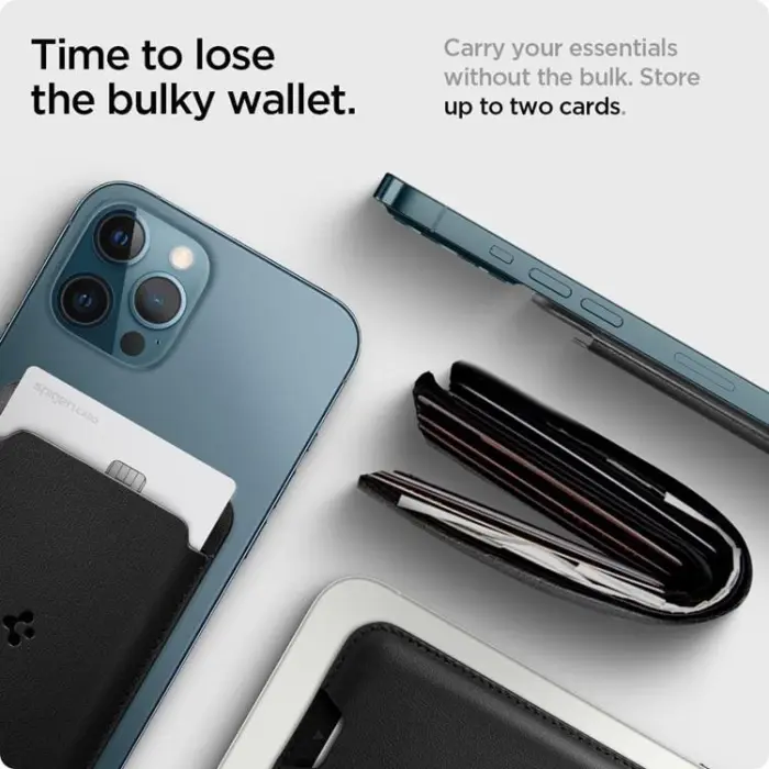 Spigen - Spigen Valentinus Magsafe Universal Magnetic Korthållare - Svart