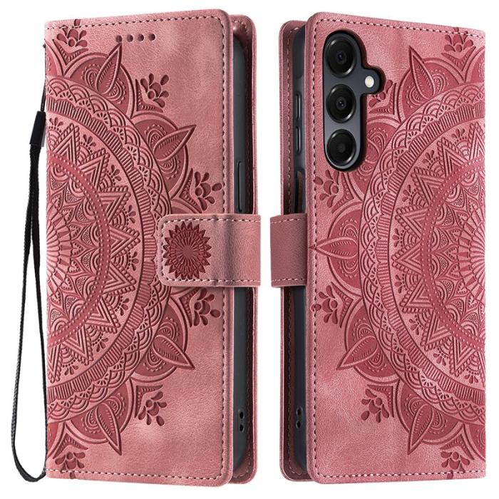 OEM - Style 018 Samsung Galaxy A55 5G Plånboksfodral Konstläder - Roséguld