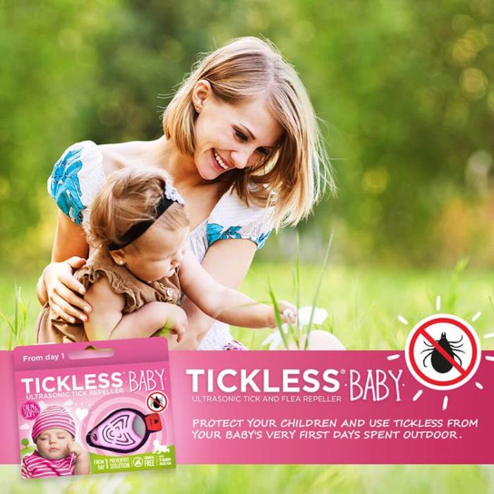 Tickless - Tickless Fästingskydd Baby/Barn - Rosa