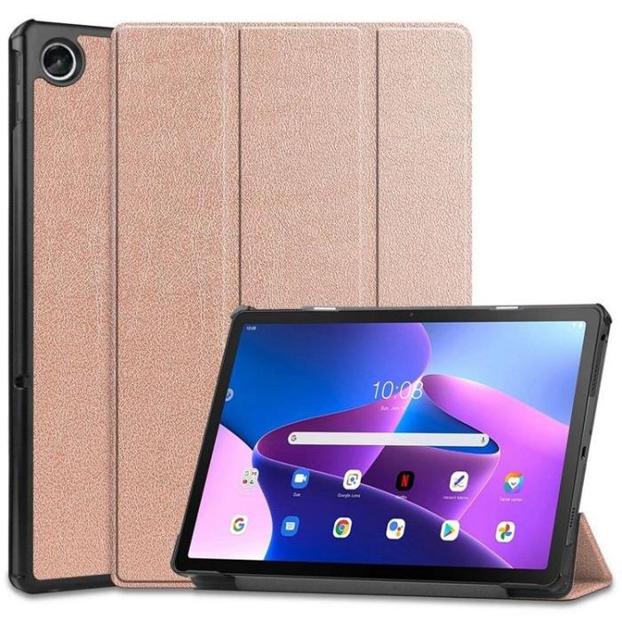 UTGATT - Lenovo Tab M10 Plus Gen 3 10.6 Fodral Smart - Rose Guld