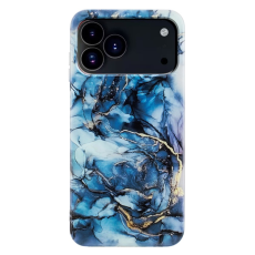 A-One Brand - iPhone 17 Pro Mobilskal Marble Pattern Painted TPU - Grå