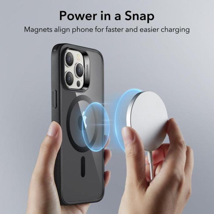 ESR - ESR iPhone 14 Pro Magsafe Skal Ch Halolock - Frosted Svart