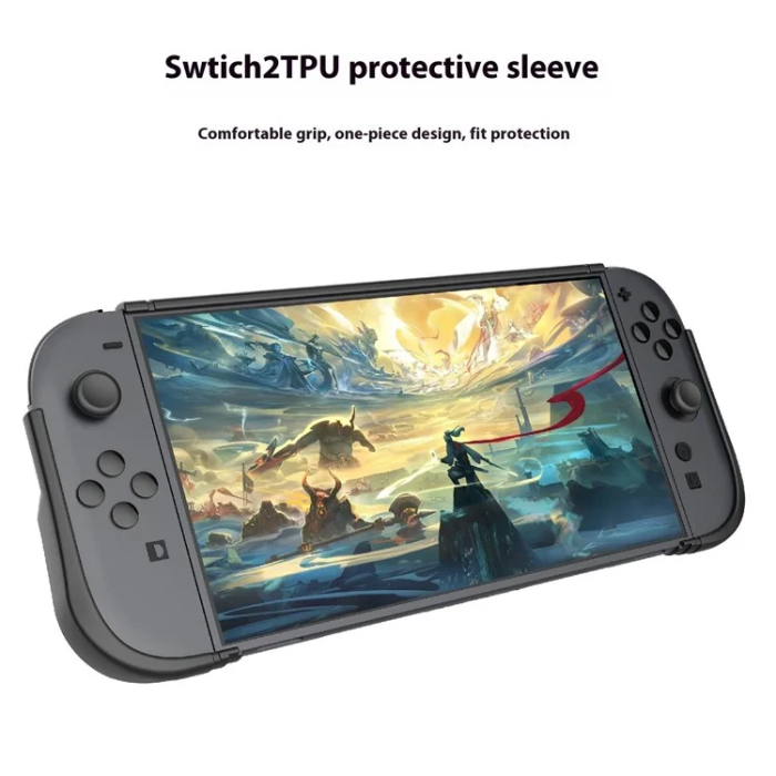 PGTECH - PGTECH Nintendo Switch 2 Spelkonsol Skal TPU - Svart